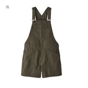 Patagonia Olive Green Stand-up Overalls 5"